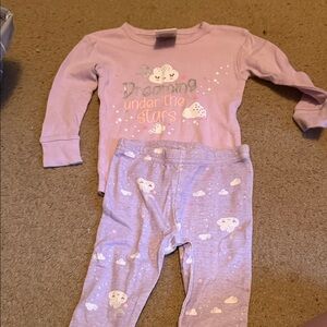 Dreamy Cloud Print Kids Pajama Set